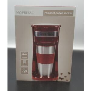Mixpresso Personal Coffee Maker, Red Model DCM-R-TM (IOB), PRE-OWNED